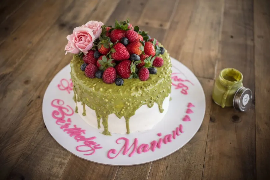 Vanilla Pistachio Cake