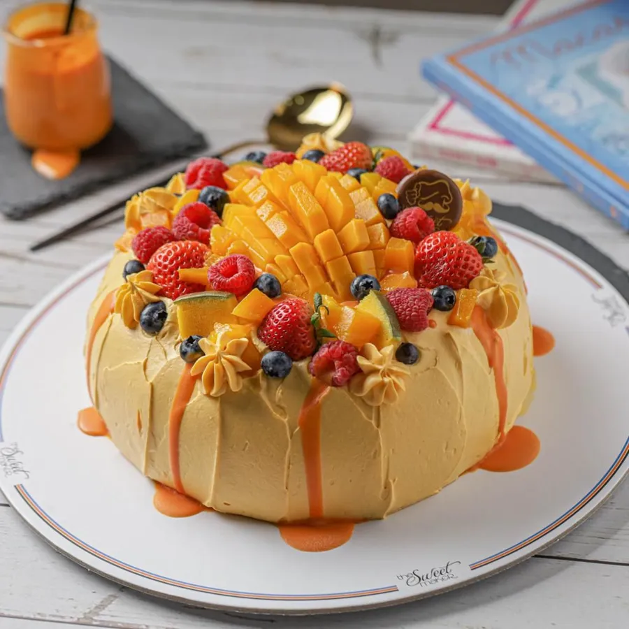 Mango Berry Cake