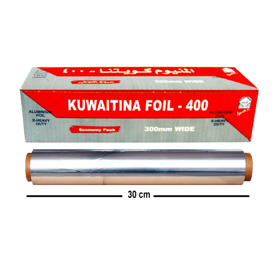 KUWAITINA ALUMINIUM FOIL 400 × 30 CM - RED - CATERING