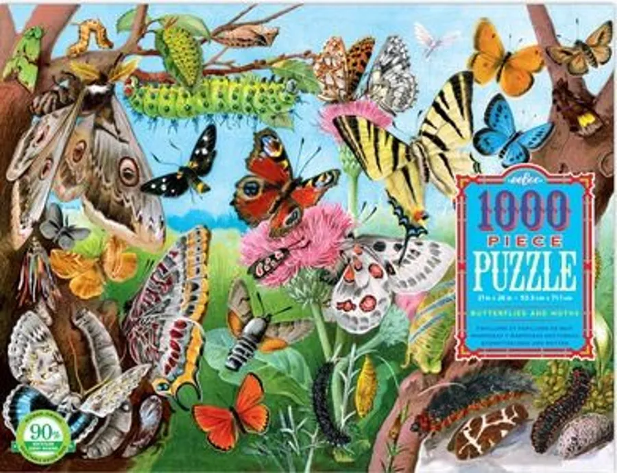 Butterflies and Moths 1000pcs Puzzles