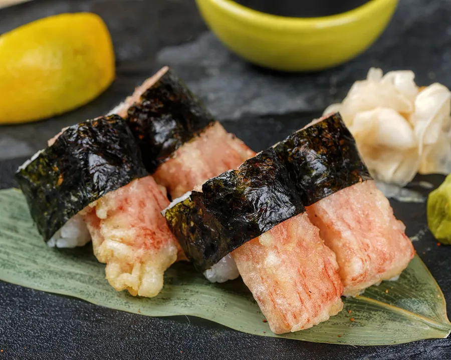 TEMPURA CRAB NIGIRI