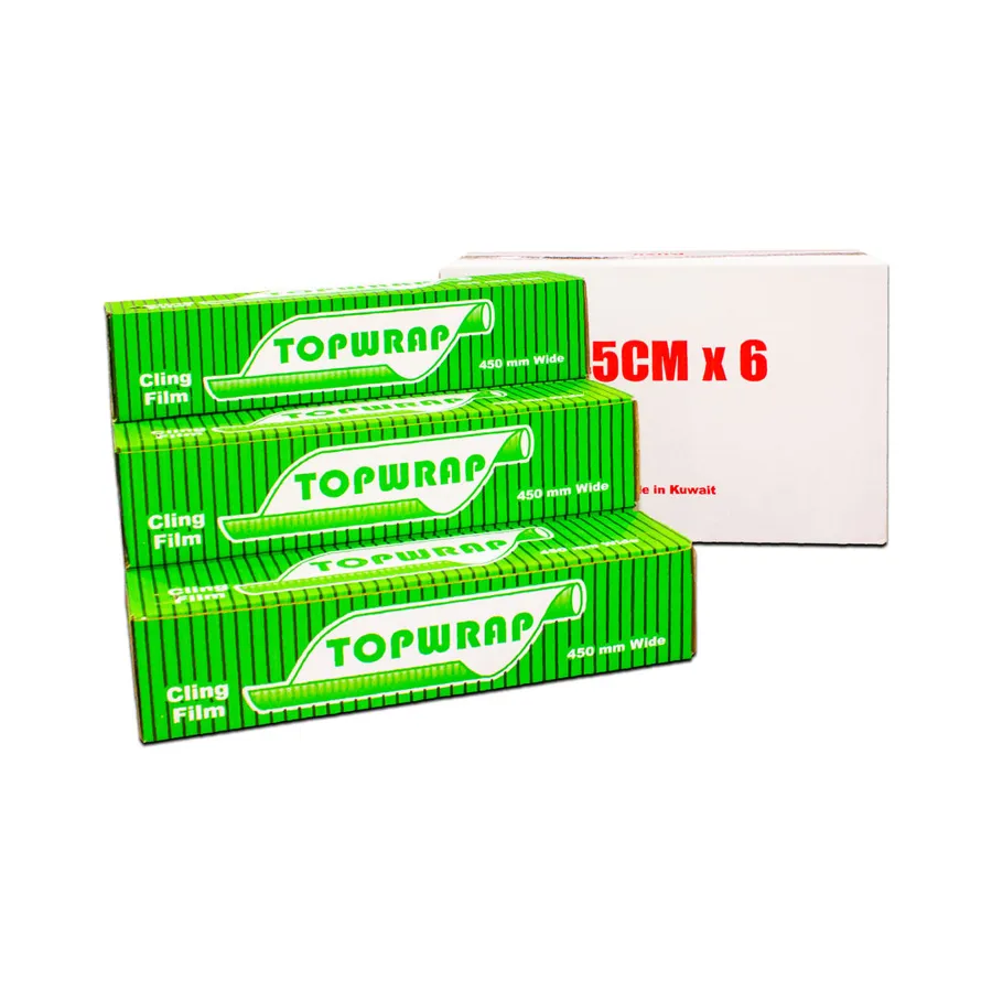 CARTON 6 PCS CLING FILM TOP WRAP 45CM