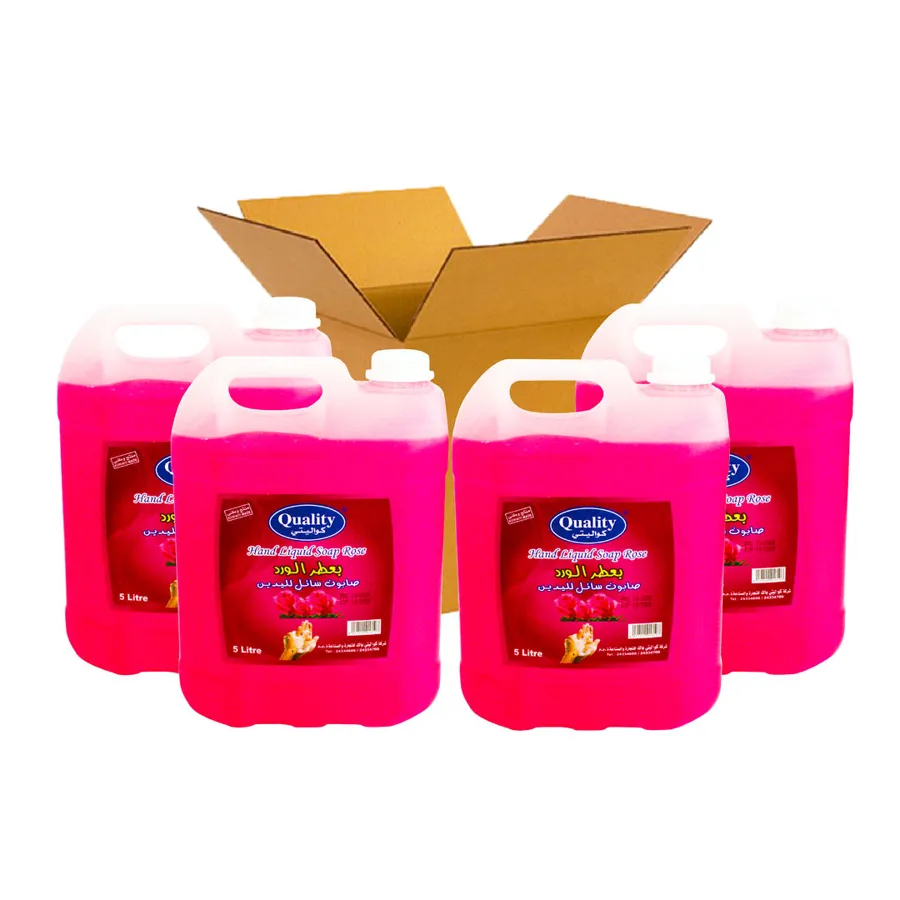 CARTON 4 PCS QUALITY HAND LIQUID SOAP - 5 ltr