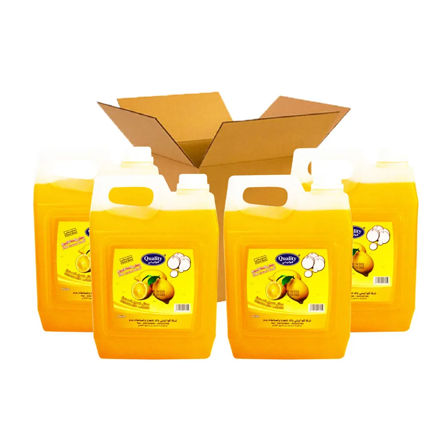 CARTON 4 PCS QUALITY DISH WASH LIQUID SOAP - 4 ltr