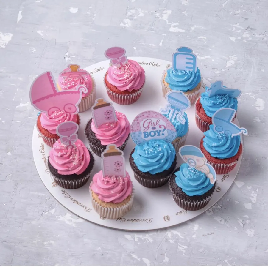 Cup cake baby shower