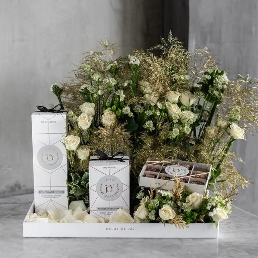 Tray White - Winter Set