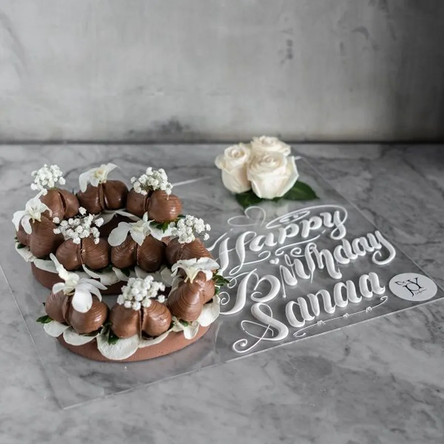 STRAWBERRY LETTERS - SMALL