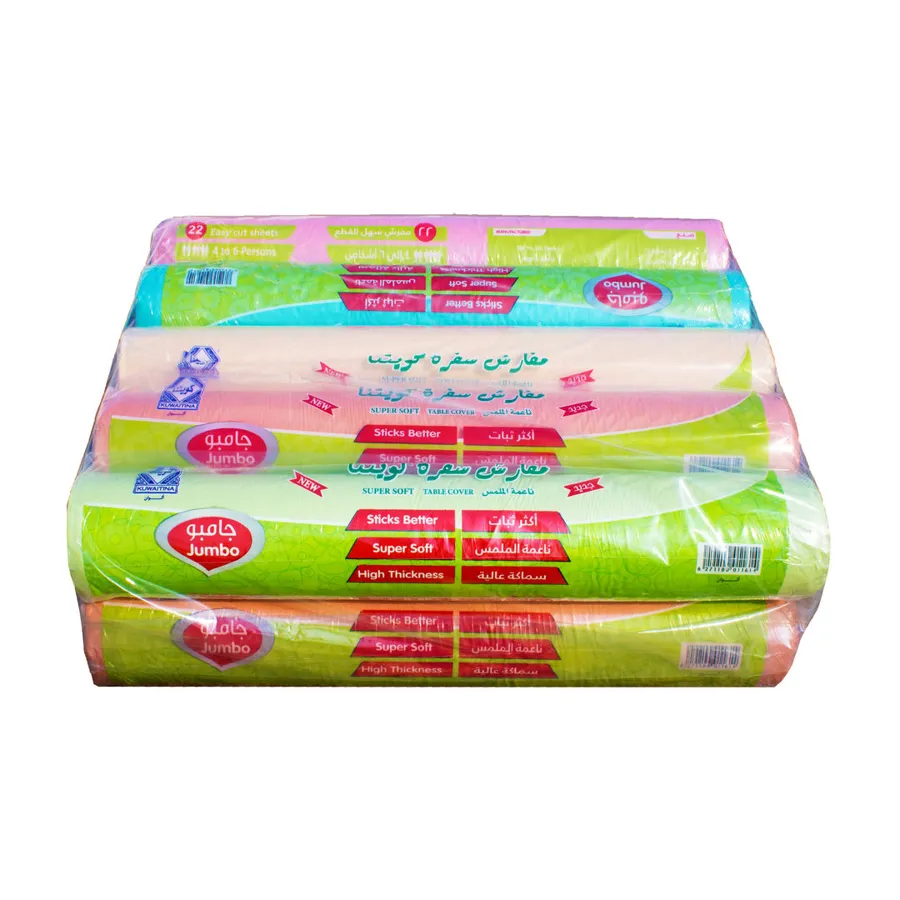 CARTON 10 PCS TABLE SHEET 22 PCS - COLORED