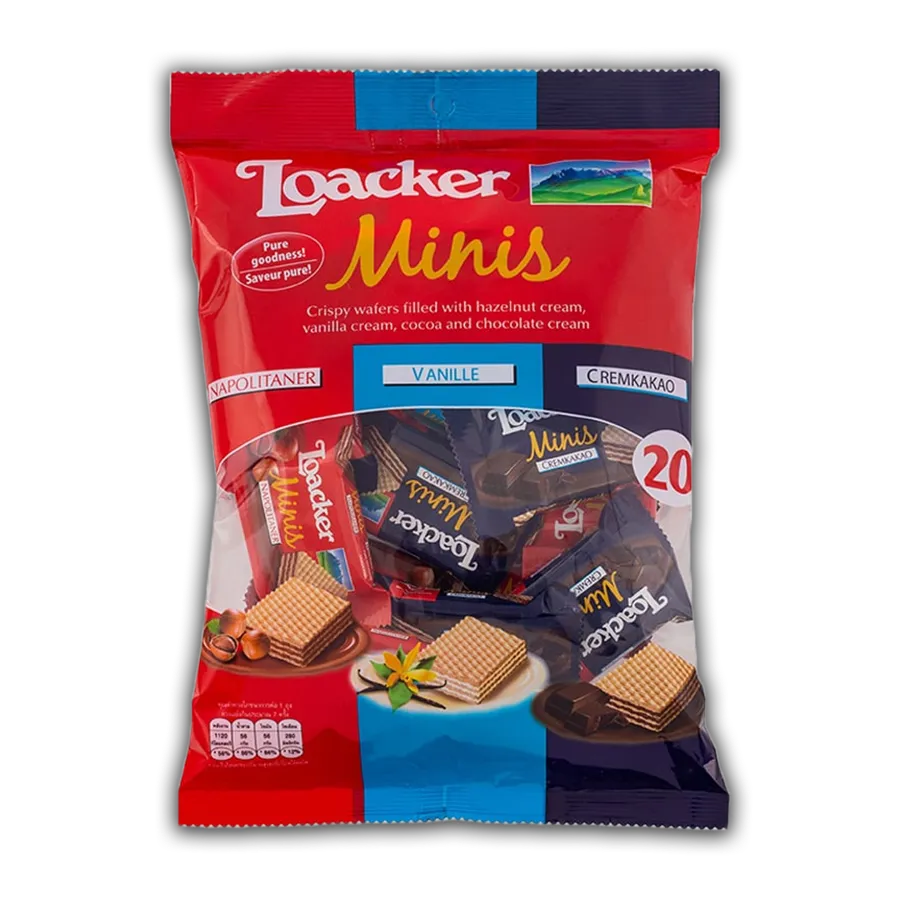 Loacker Wafer Mini Mix Bag 200g