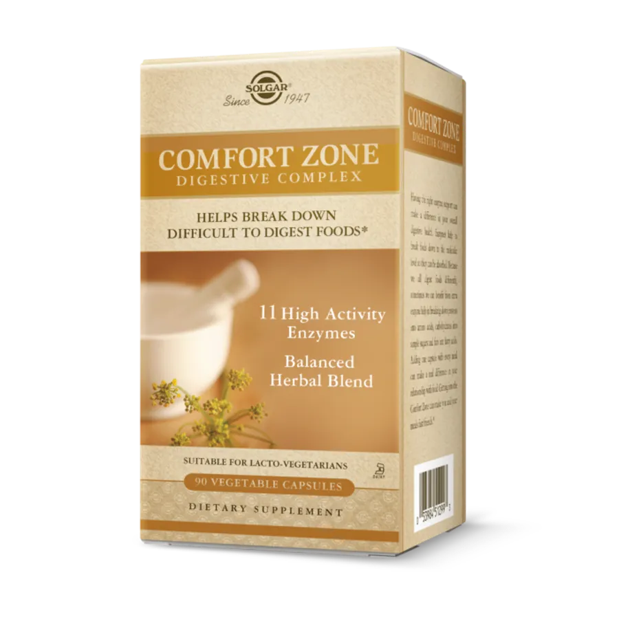 Solgar Comfort Zone Digestive Enzyme 90V Cap