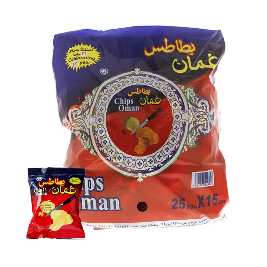 Chips Oman Bag 25 Pieces x 15g