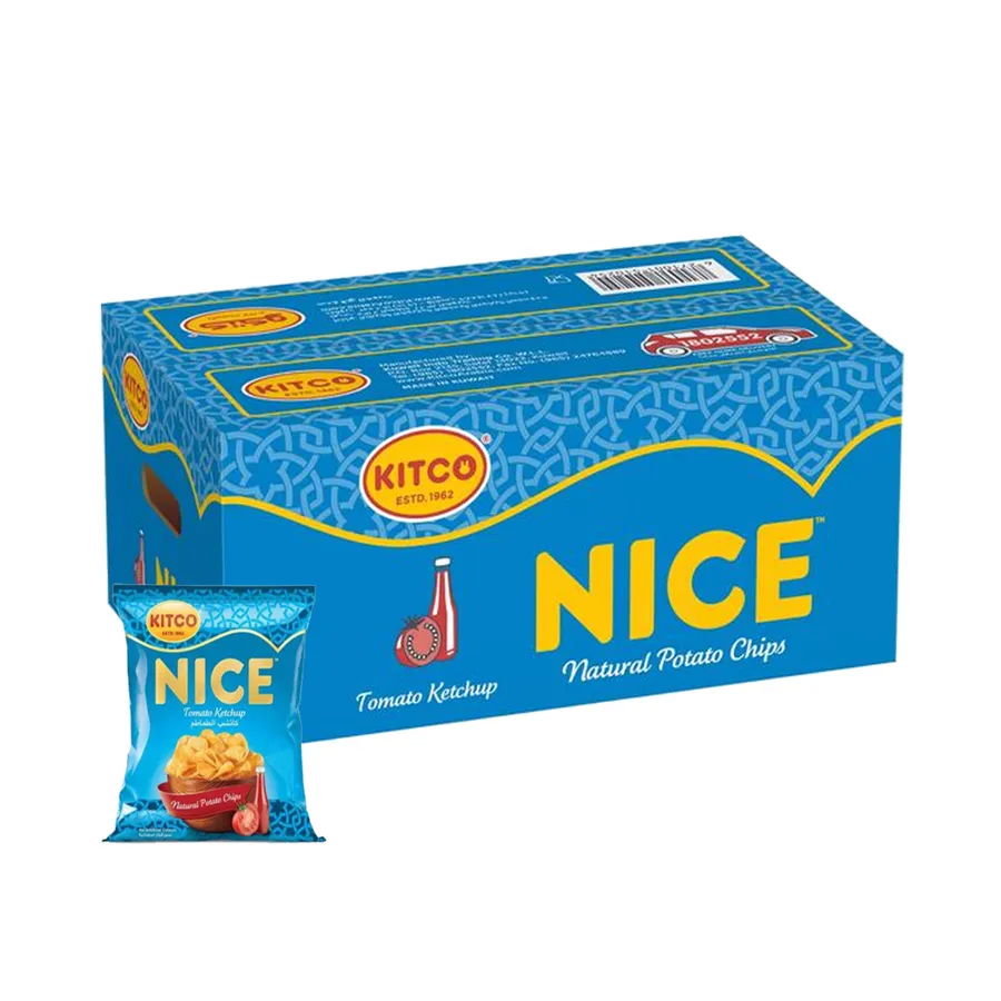 Kitco Nice Chips Ketchup 42 Pieces x 26g