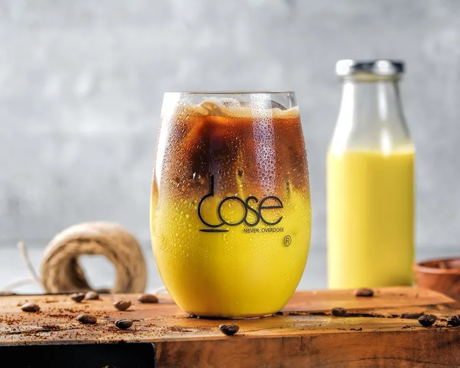 Saffron Iced Latte