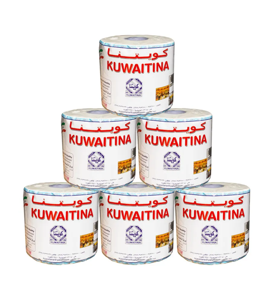 CARTON 6 PCS KUWAITINA TISSUE ROLL 400 gm