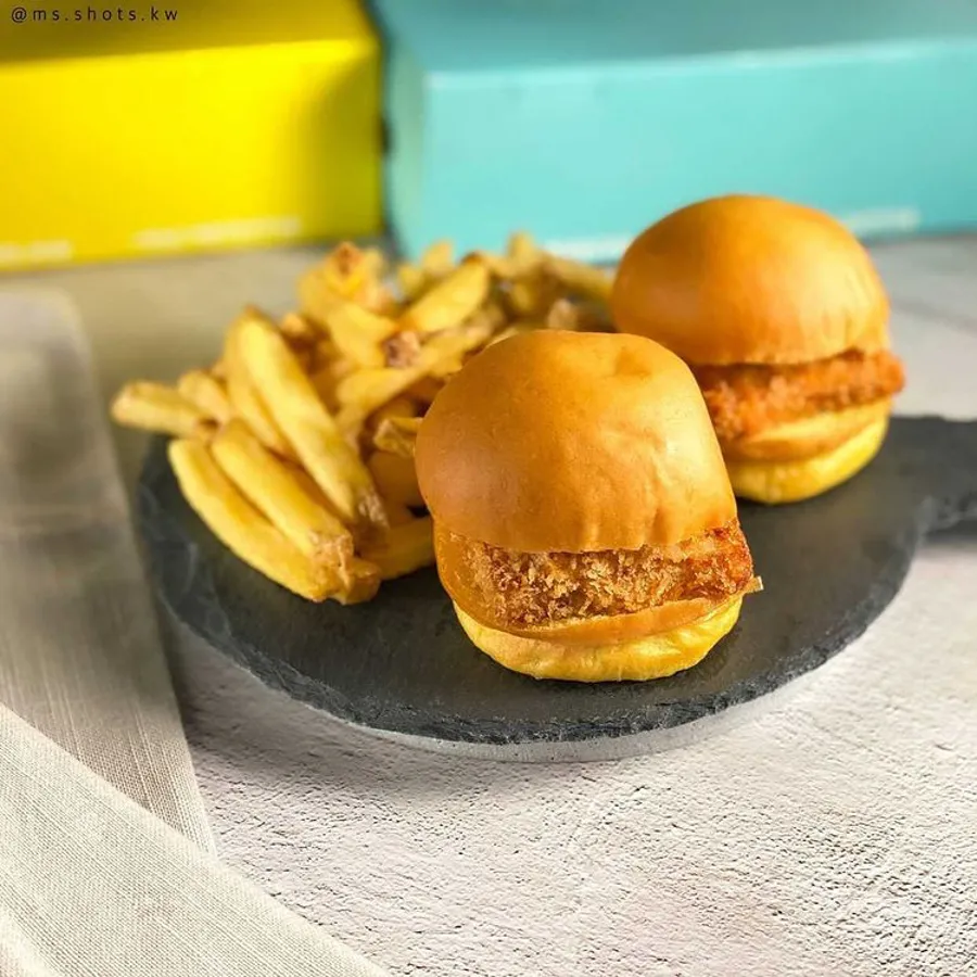 Crispy Chicken Sliders and Fries