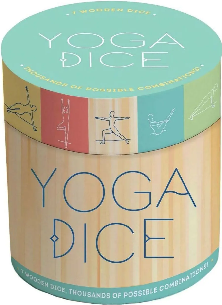 Yoga Dice 7 Wooden Dice