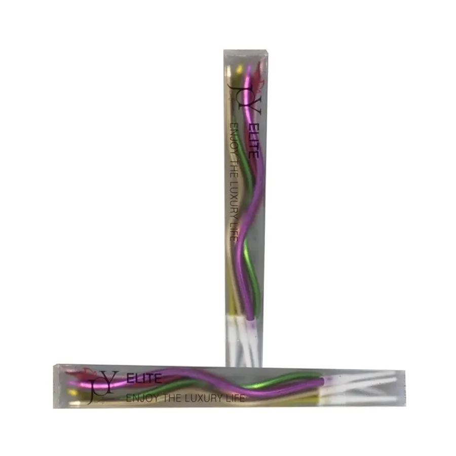 COLOR TWISTED CURLY CANDLES