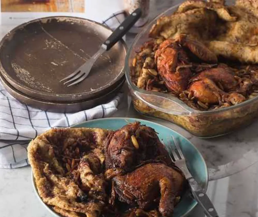 Whole musakhan chicken