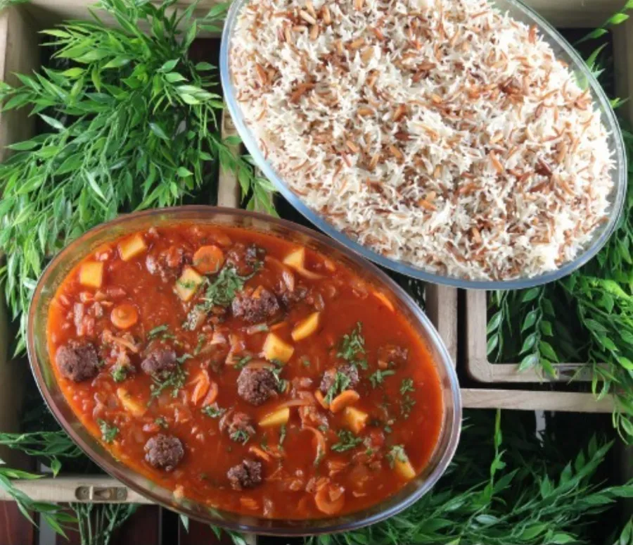 Daoud Basha with Rice