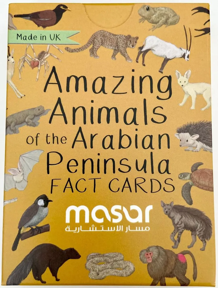 Amazing Animals of the Arabian Peninsula Fact Cards (NEW)