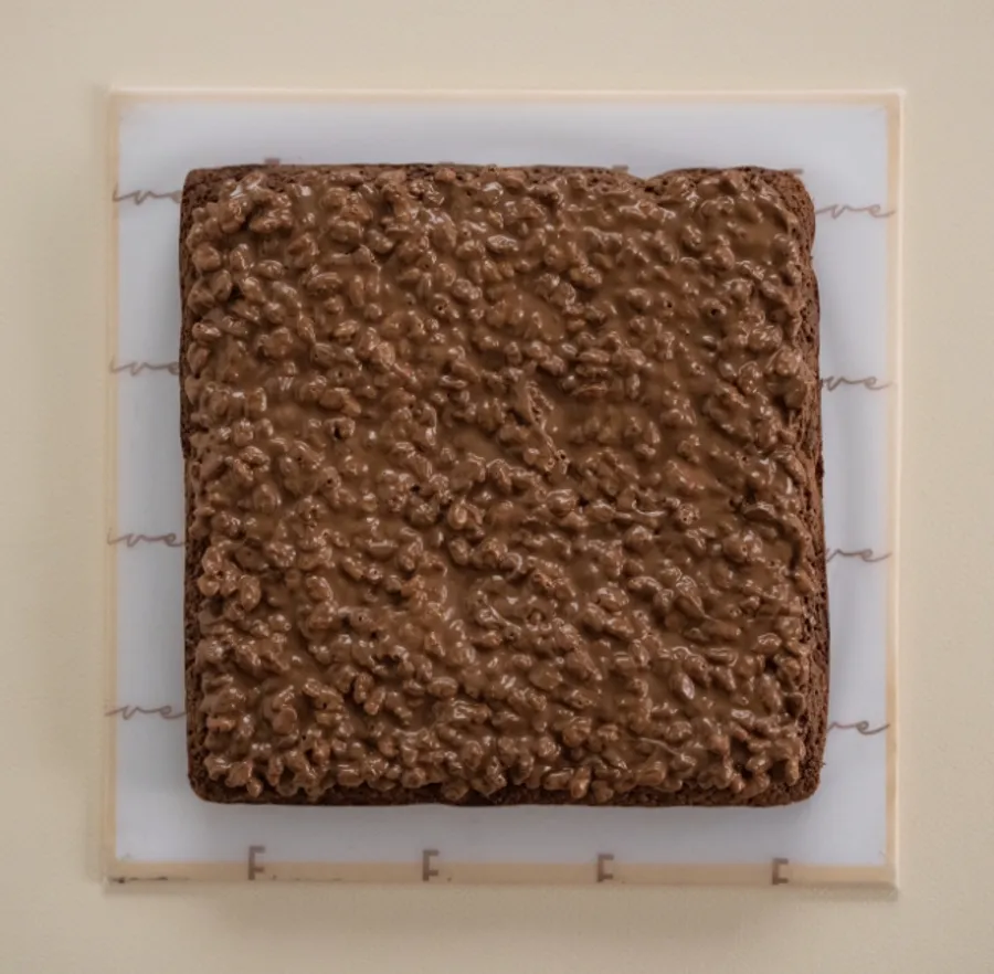 Full crunchy brownie