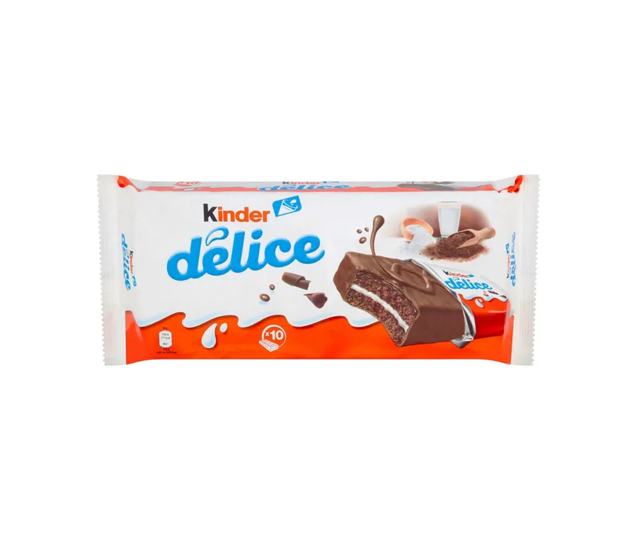Kinder Delice Chocolate Cake with Milk Filling 10 Pieces