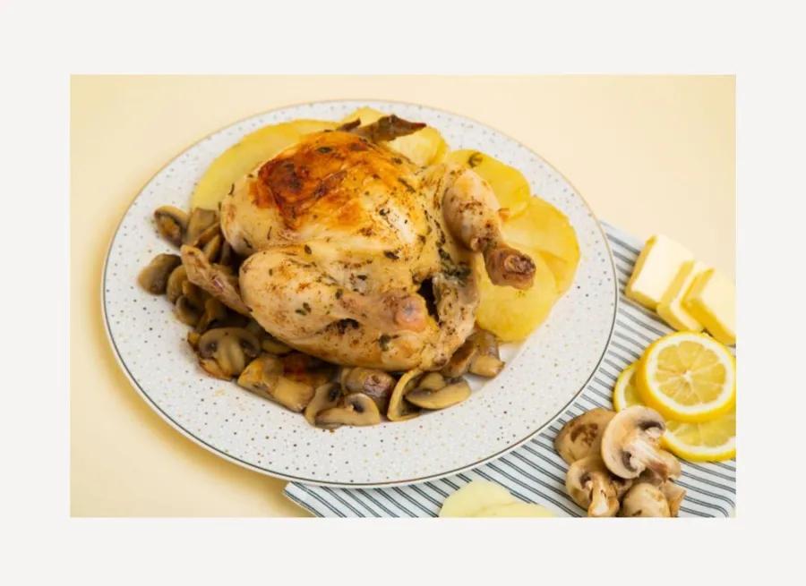 Oven Ready chicken Lemon Mushroom