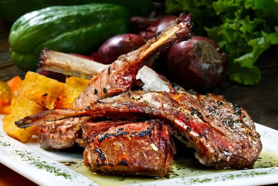 Baked lamb chops