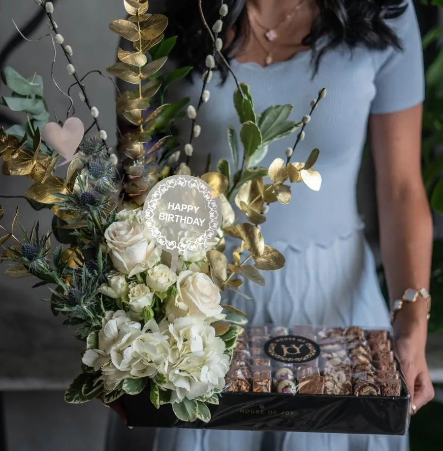 WHITE GOLD TRAY