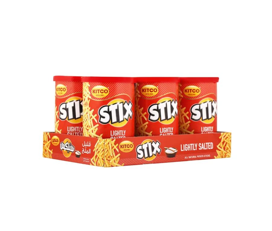 KITCO All Natural Potato Sticks Salted Flavor 45g x 6 Pieces