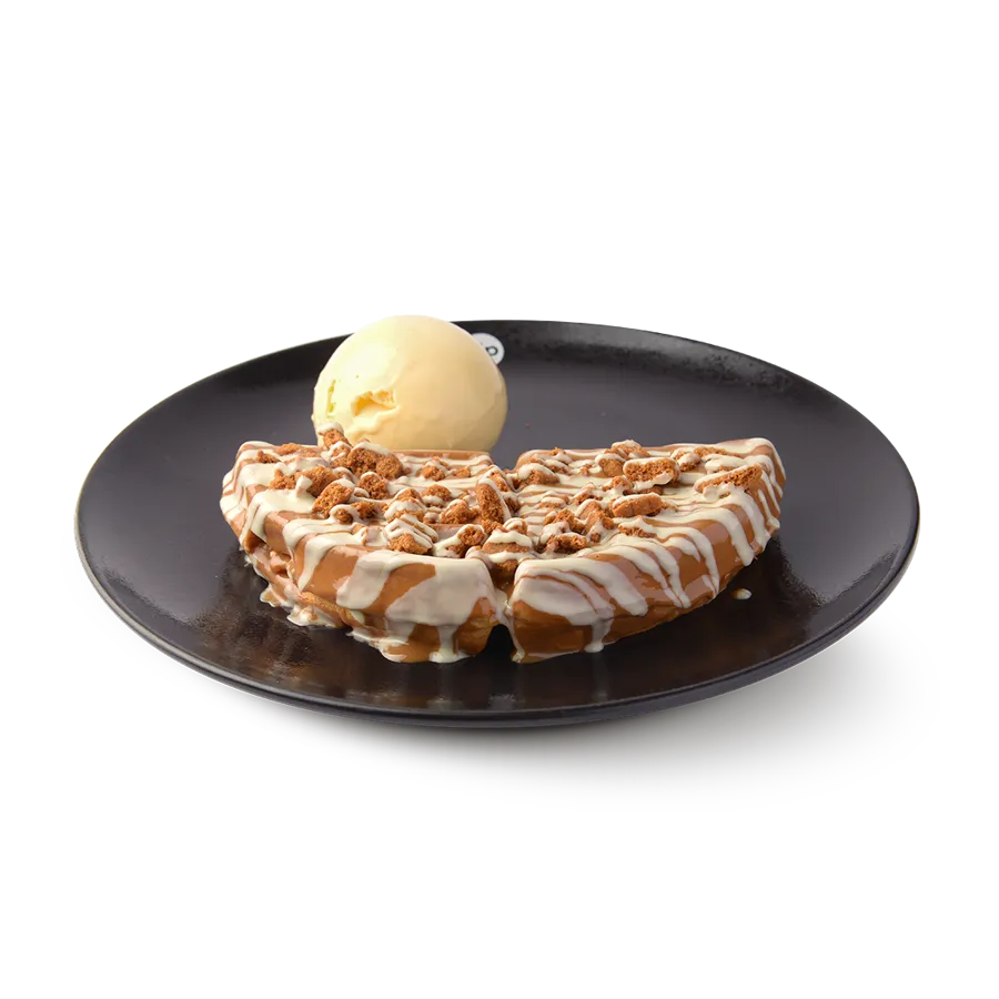 crunchy Lotus waffle