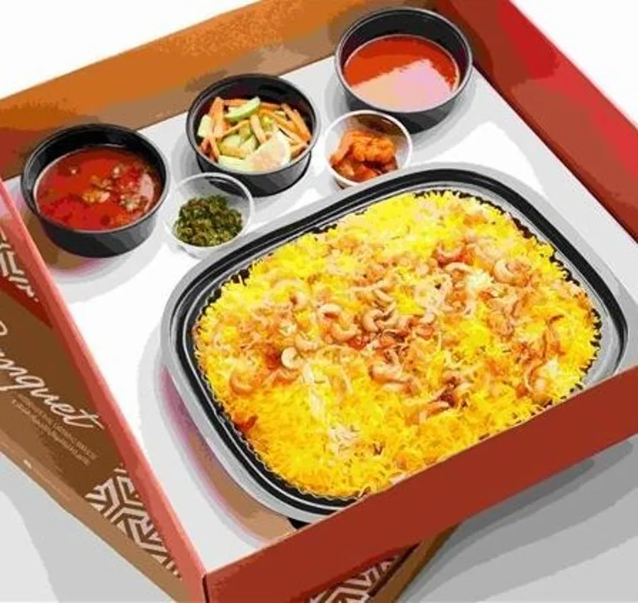 Meat Biryani For 3 Person