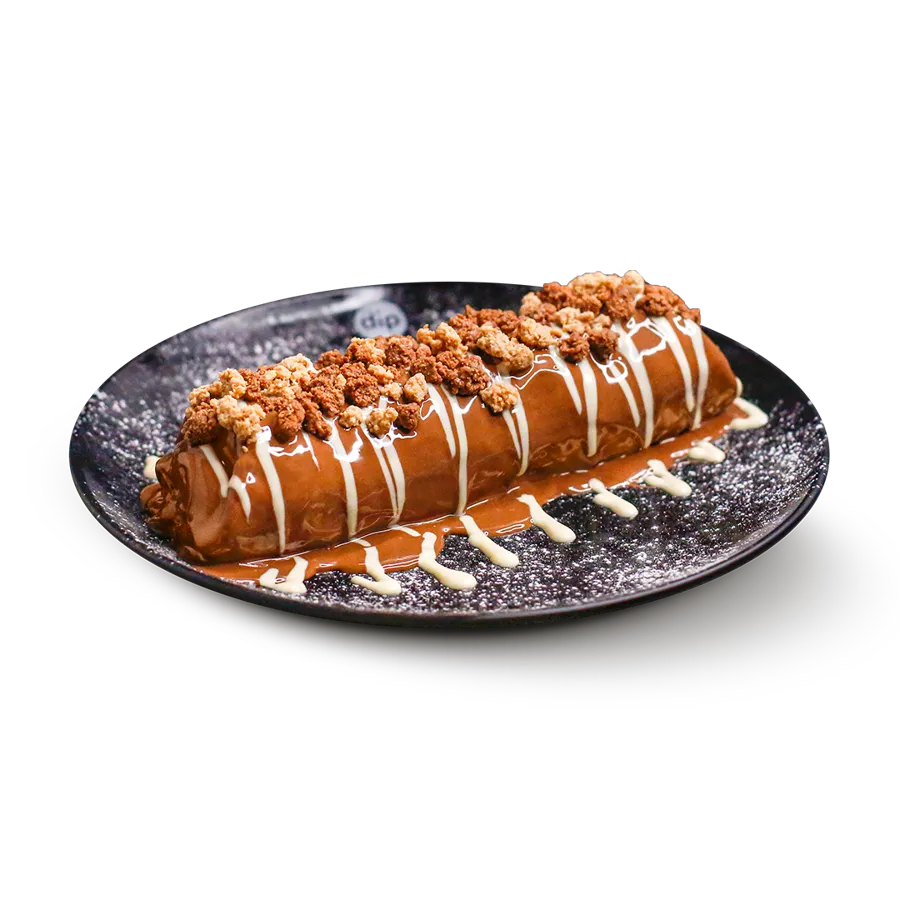 Mighty crunchy crepe.