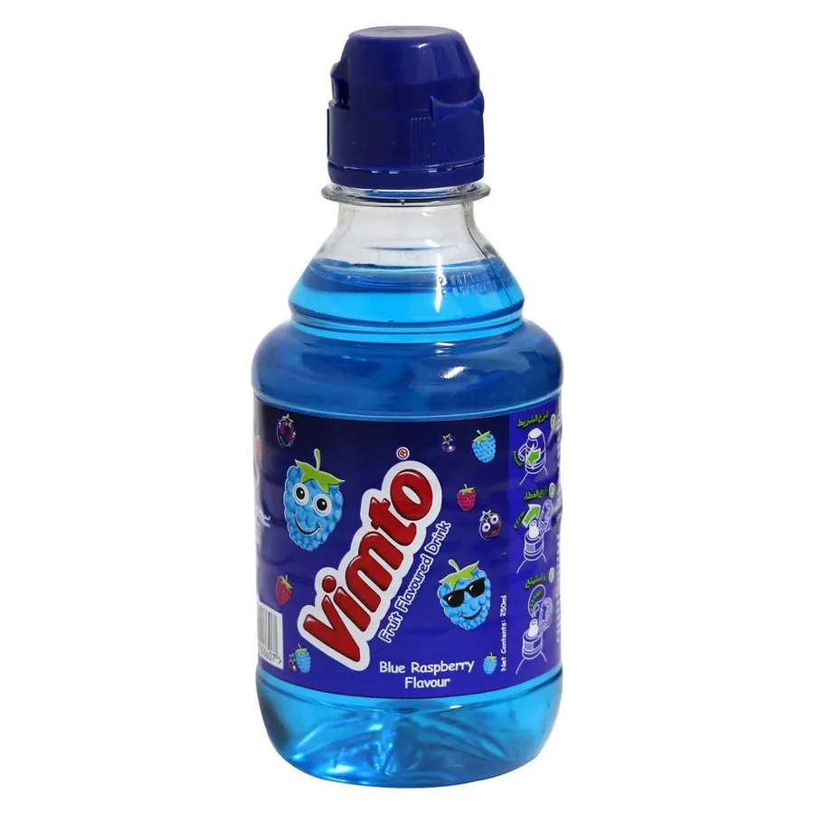 Vimto Blue Raspberry Flavor Drink 250ml x 24 Pieces