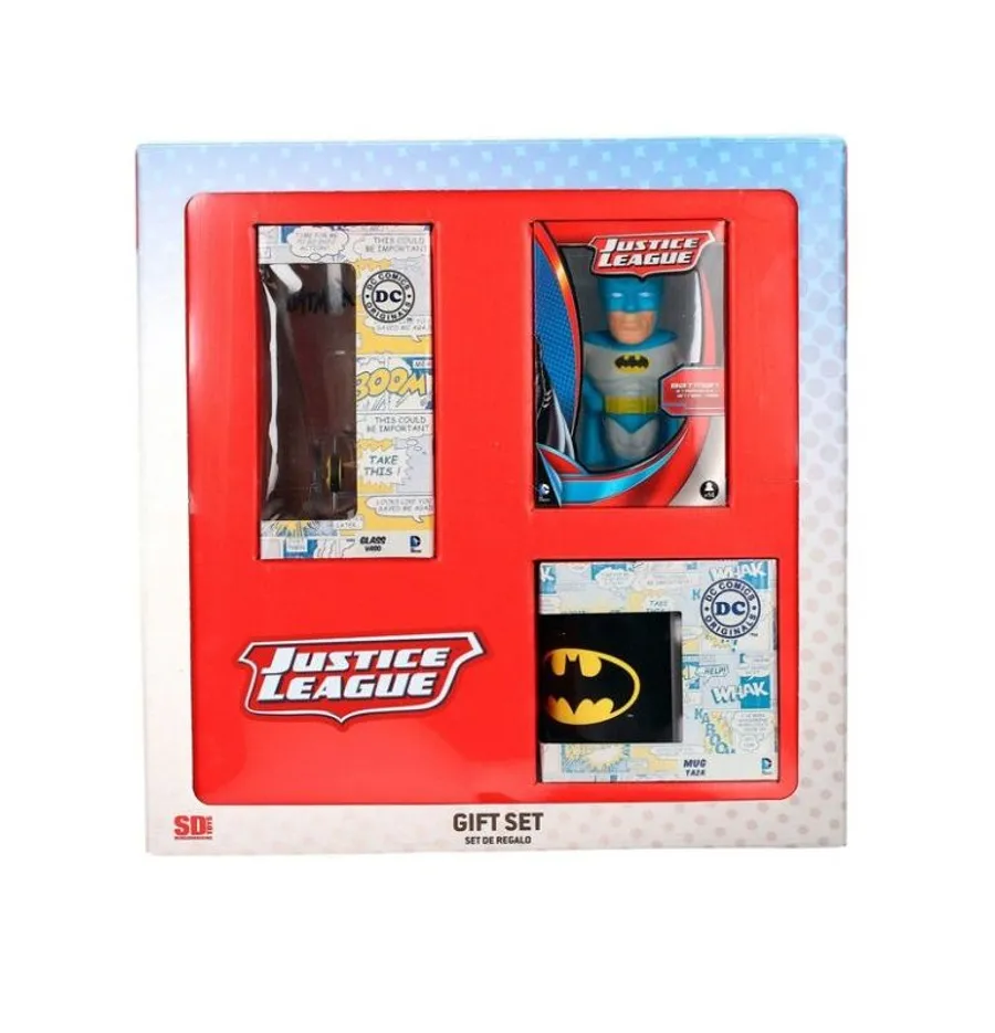 Batman 3 PCS Gift Set (Mug, Glass & Figure)