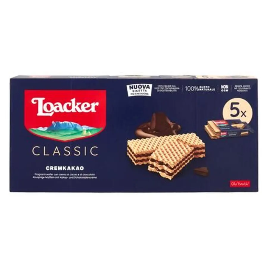 Loacker wafer classic Cream Kakao 5 psc