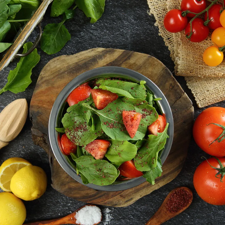 Rocca with Tomato Salad