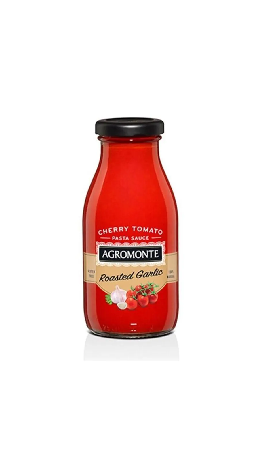 Pasta sauce of cherry tomato and garlic