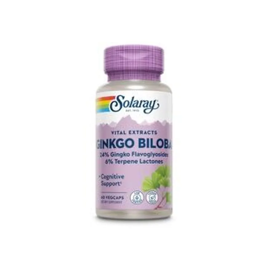 Solaray Ginkgo biloba 60mg, 60 cap