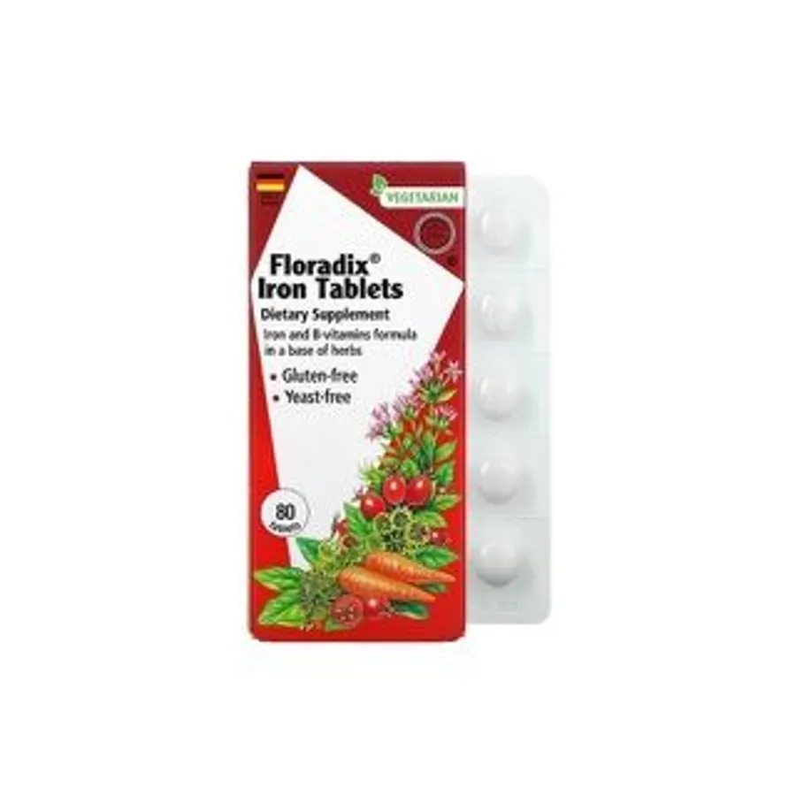 Floradix Iron Tablets, 84 tab