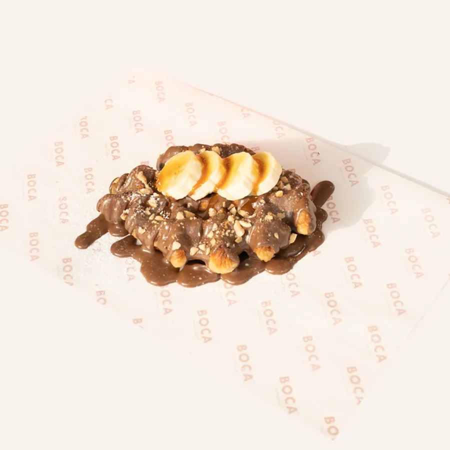 Banoffee-Split Croffle