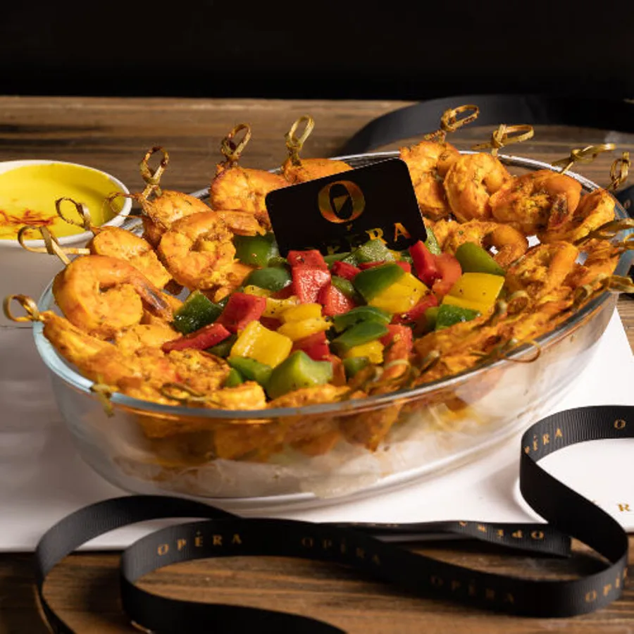 Saffron Grilled Shrimp