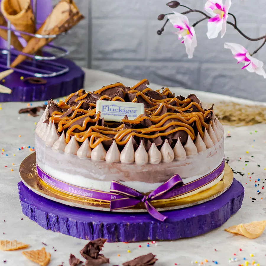 Black and white Ice Cream cake