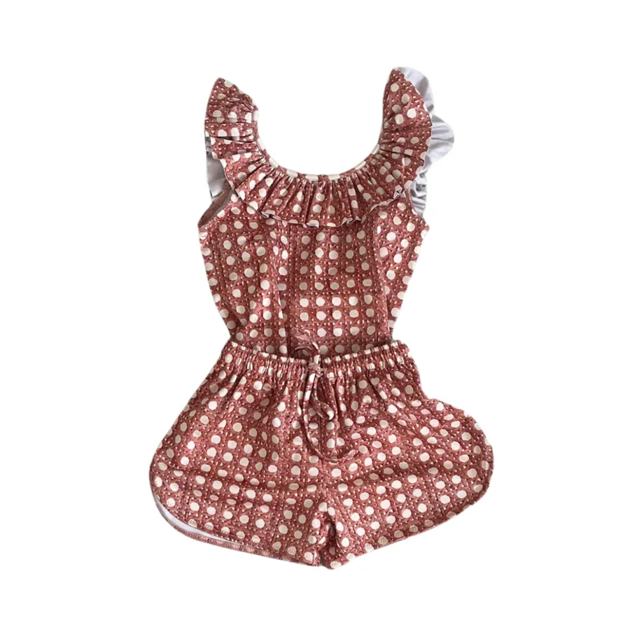 Girls Basket Weave Swim Short