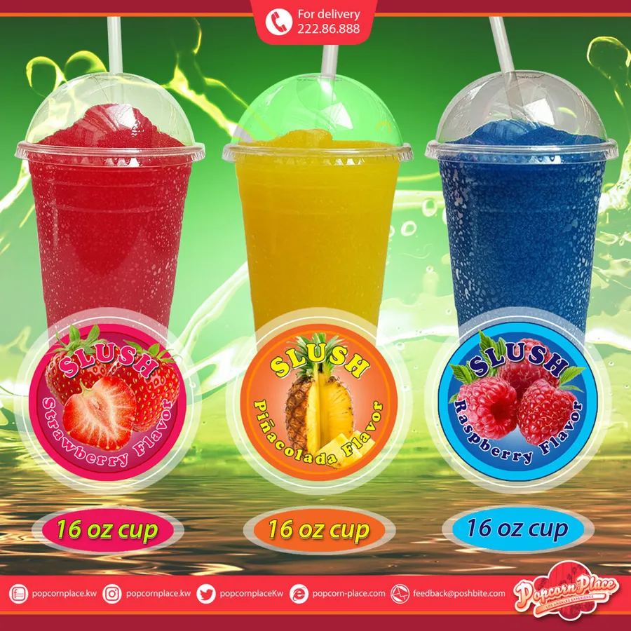 Slush in cups