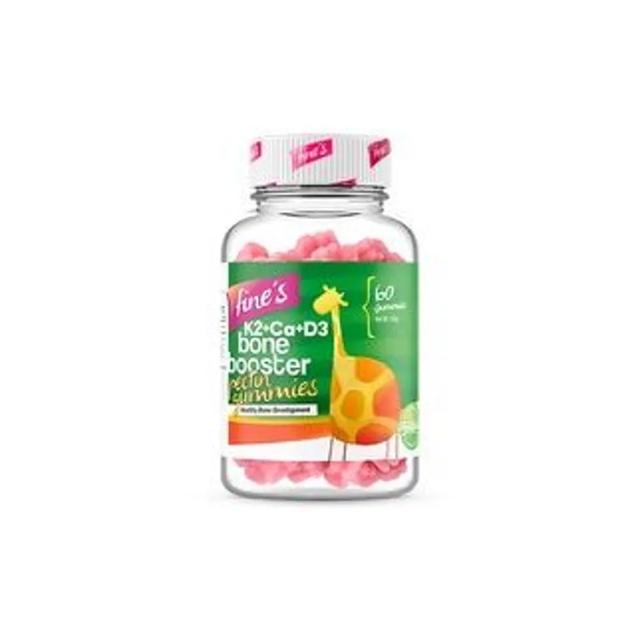 Fine’s K2 + Ca + D3 bone booster 60 gummies