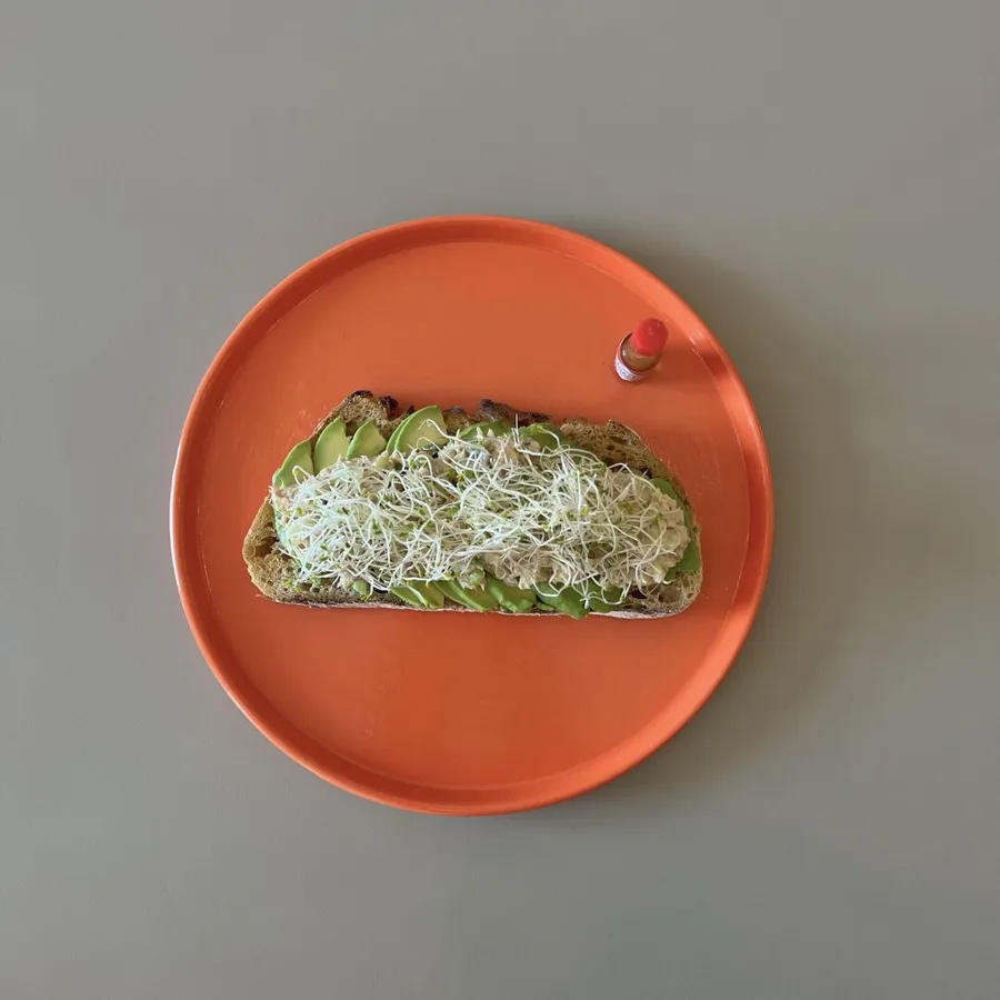 tuna salad tartine