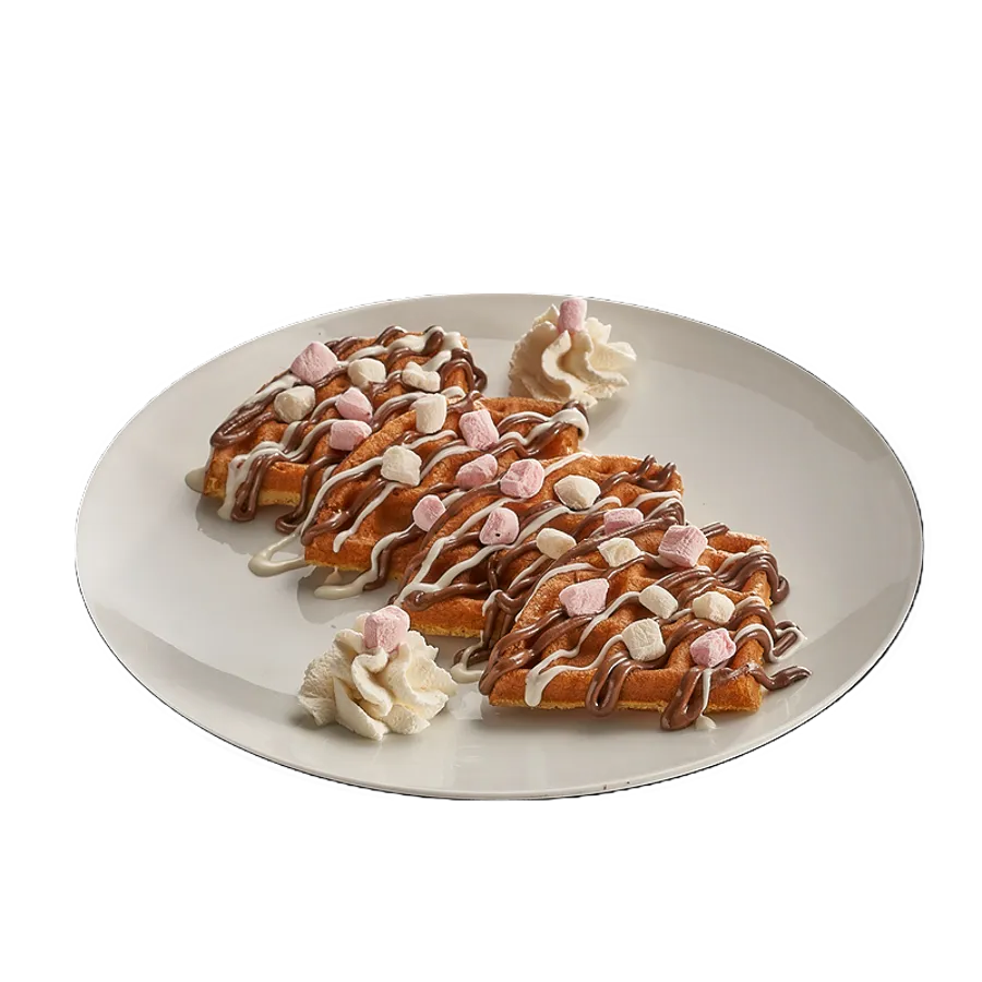 Marshmallow & Nutella Belgian Waffle - Enjoy IT