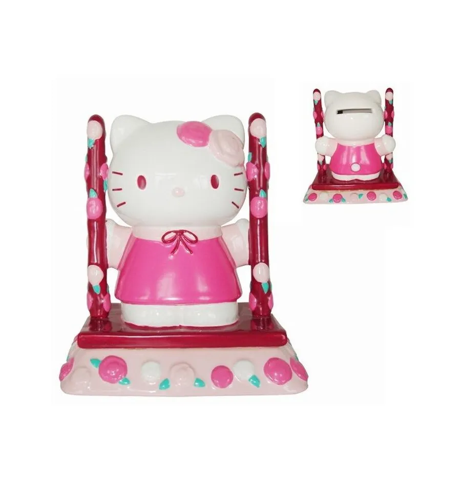 Hello Kitty Ceramic Coin Bank Swing