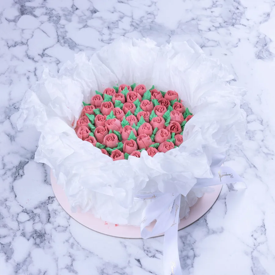 Tulip Bouquet Cake